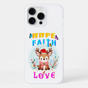 Hope Faith Liebe iPhone 16 Pro Max Hülle