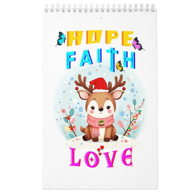 Hope Faith Liebe Kalender (Titelbild)