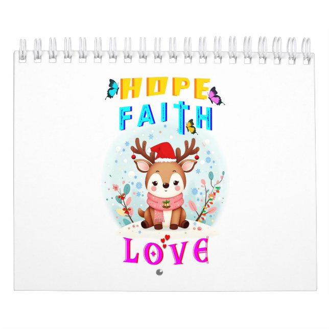 Hope Faith Liebe Kalender (Titelbild)