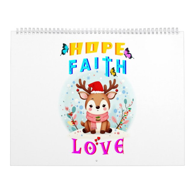 Hope Faith Liebe Kalender (Titelbild)