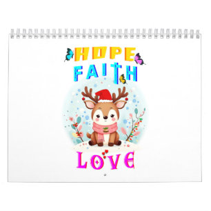 Hope Faith Liebe Kalender
