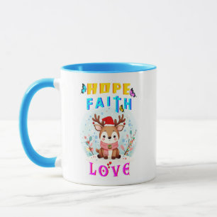 Hope Faith Liebe Tasse