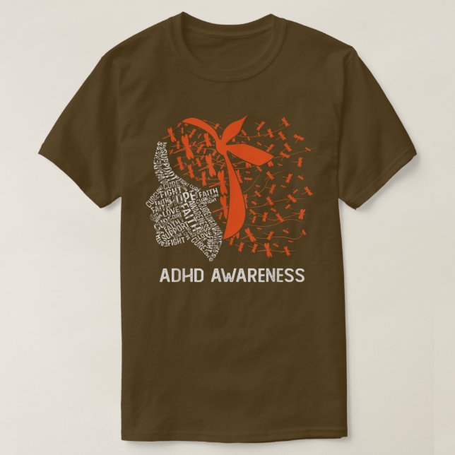 Hope Fight ADHS Awareness T-Shirt (Design vorne)