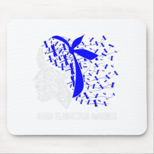 Hope Fight Ataxia Telangiectasia Awareness T-Shirt Mousepad