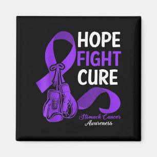Hope Fight Cure Periwinkle Ribbon Magenkrebs A Magnet