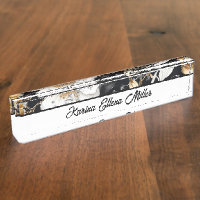 Hope Floral Desk Namplate 2 1004NP2