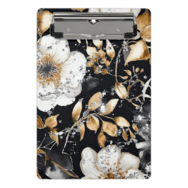 Hope Floral Glitzer Mini Clipboard (MW1003-MC) Mini Klemmbrett