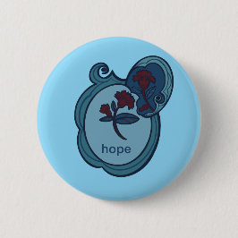 Hope Floral NatureInspired Button
