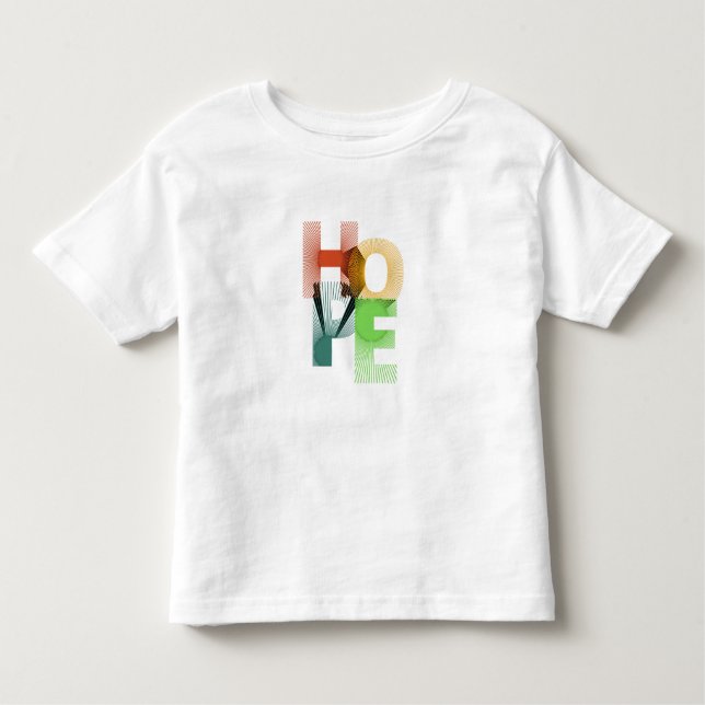 HOPE Geometric Typography - Tshirt (Vorderseite)