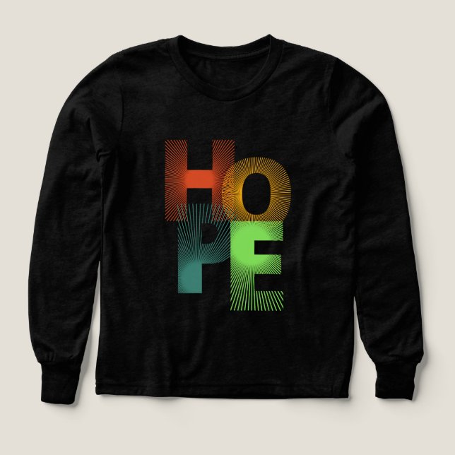 HOPE Geometric Typography - Tshirt (Design Vorderseite)