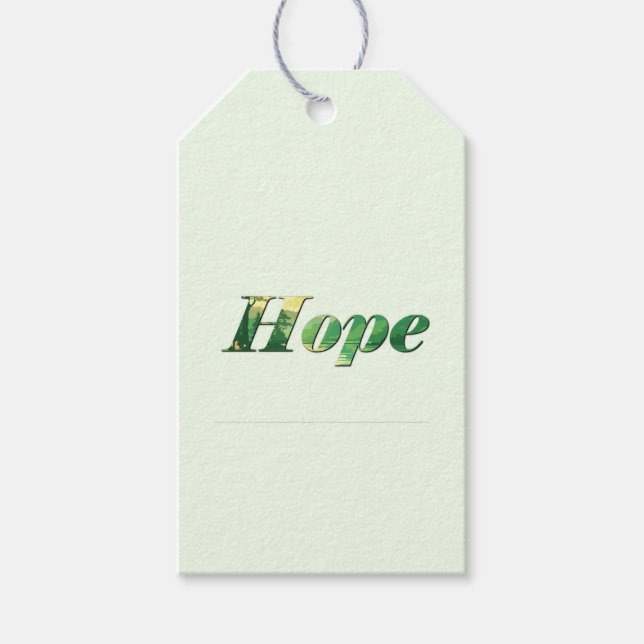 Hope. Geschenkanhänger (Vorderseite)