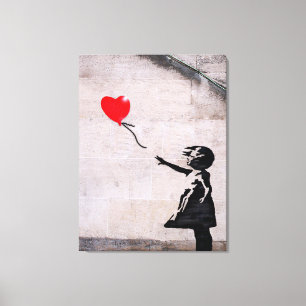 Hope Girl with Balloon Banksy Leinwanddruck