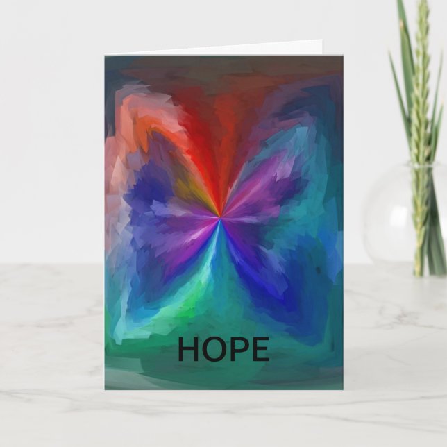 Hope Greeting Card/Tough Times Karte (Vorderseite)