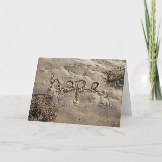 Hope Greetings Ccard Karte (Vorderseite)