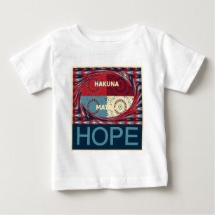 Hope Hakunamatata Lovely Inspirational Edgy Vektor Baby T-shirt