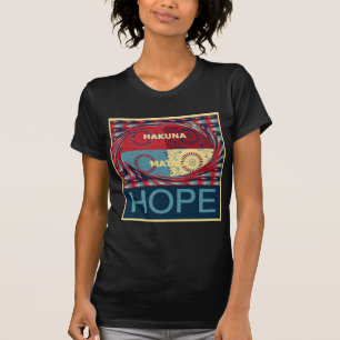 Hope Hakunamatata Lovely Inspirational Edgy Vektor T-Shirt