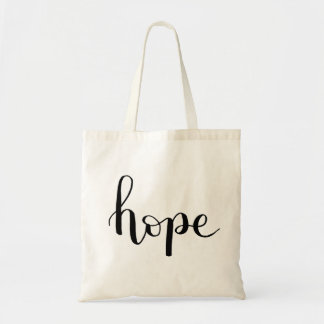 Hope Hand Letter Tote Bag Tragetasche