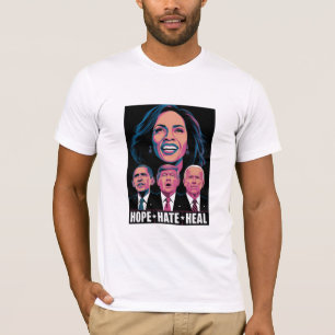 Hope Hate Heal Rise Kamala 2024 T-Shirt