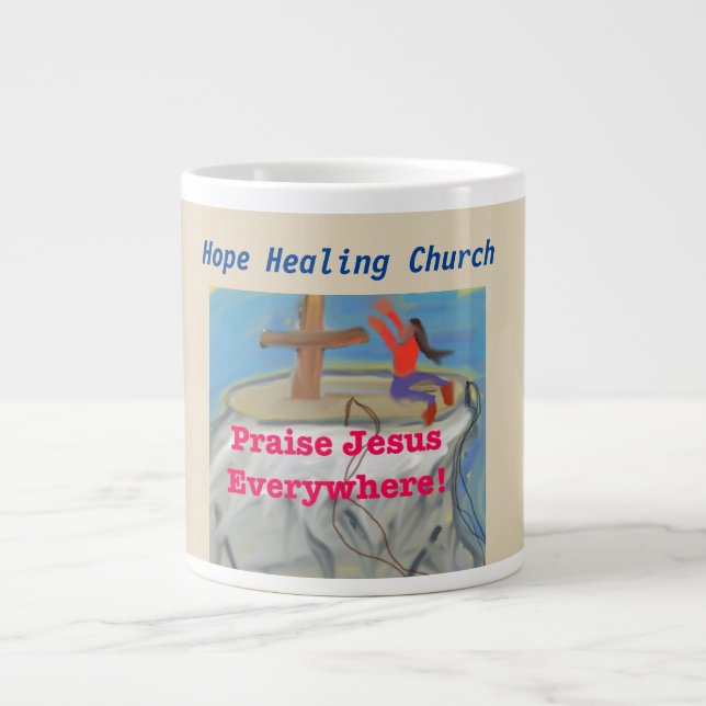 Hope Healing Church Lob Jesus Coffee Tasse Cup (Vorderseite)