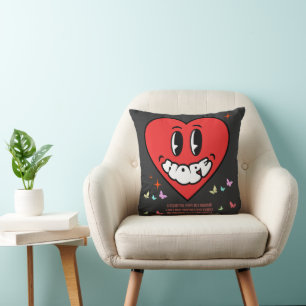 Hope Heart Positive Meldung Selbst-Liebe Kissen