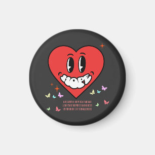 Hope Heart Positive Meldung Selbst-Liebe Magnet