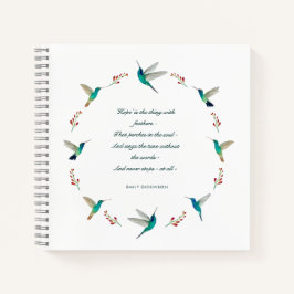 Hope Hummingbird Journal Notizbuch