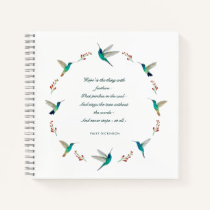 Hope Hummingbird Journal Notizbuch