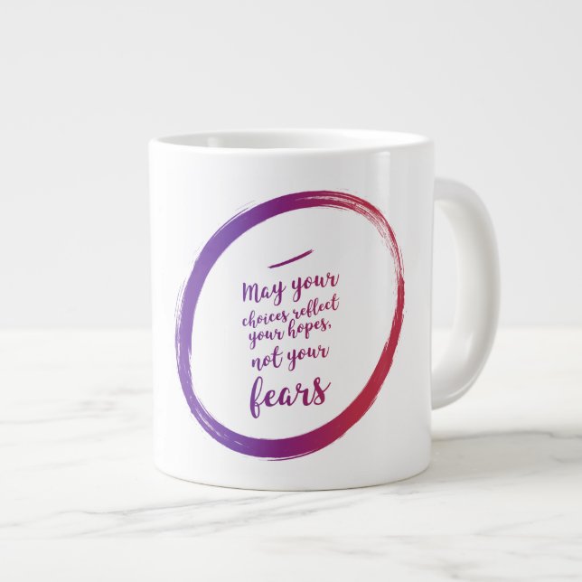 Hope Jumbo Tasse (Vorderseite Rechts)