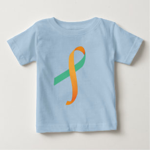 Hope Leukemia Awareness Orange Ribbon Baby T-shirt