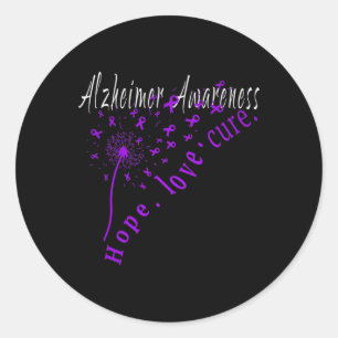 Hope Liebe Heilung Heimerheimer Disease Awareness Runder Aufkleber