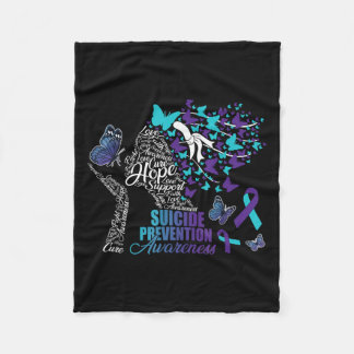 Hope Liebe Suicide Prevention Awarfly H Fleecedecke