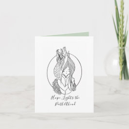 Hope Lights Ahead Grußkarte Dankeskarte