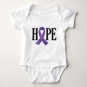 Hope Lila Ribbon Baby Strampler
