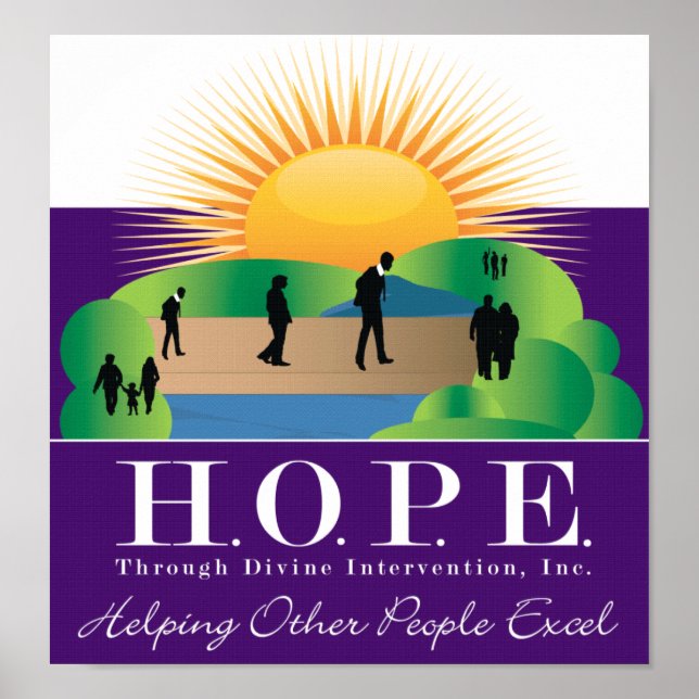 HOPE Logo-Plakat Poster (Vorne)