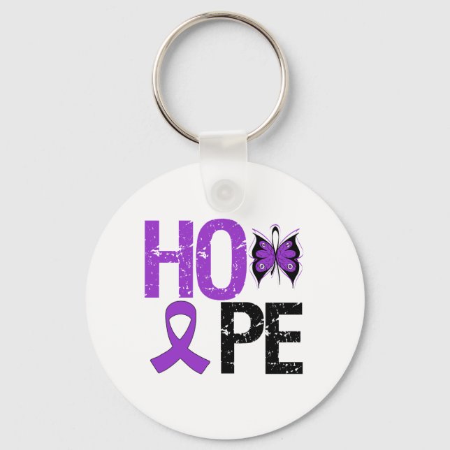 Hope Lupus Awareness Schlüsselanhänger (Vorderseite)