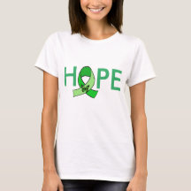 "HOPE" Lyme Disease Awareness Ribbon w Butterfly