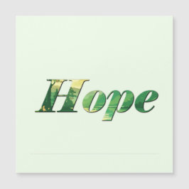 Hope. Magnetkarte
