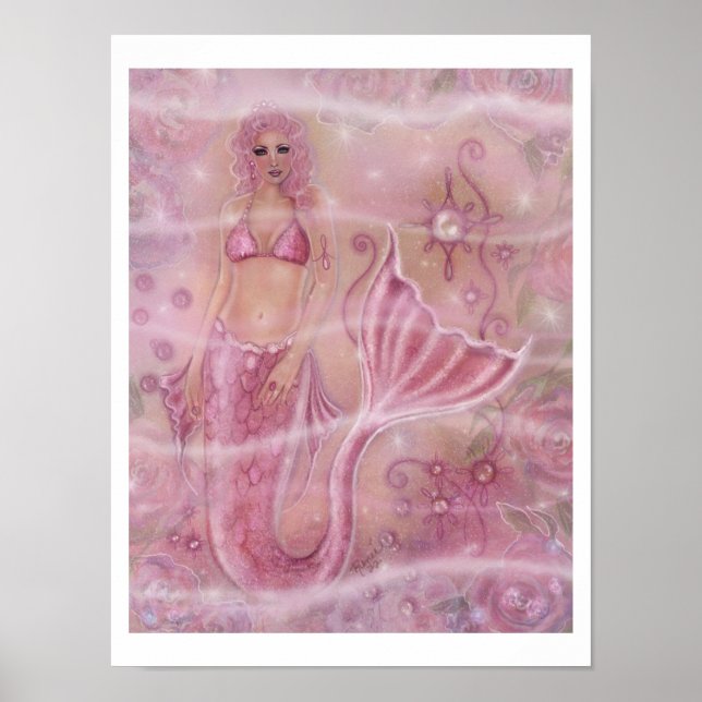 Hope Mermaid  By Renee L. Lavoie Poster (Vorne)