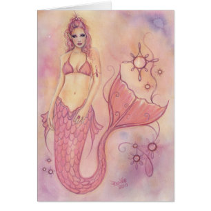 Hope Mermaid Card by Renee L. Lavoie