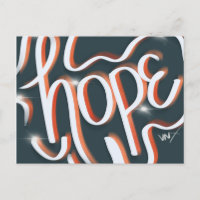 Hope Neon Urban Faith Street Art Letting