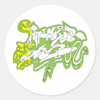 Hope Never Dies" – Bold Streetwear Statement Runder Aufkleber