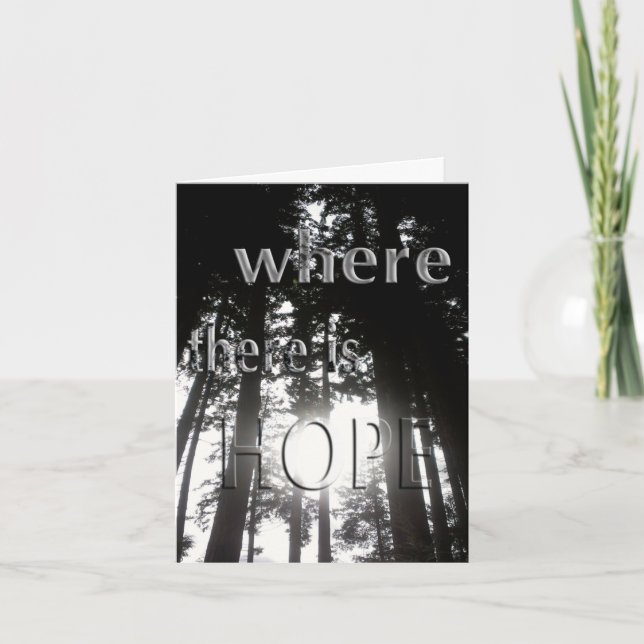 Hope Notecard Karte (Vorderseite)