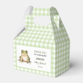Hope On Over Frog Theme Babydusche Geschenkschachtel