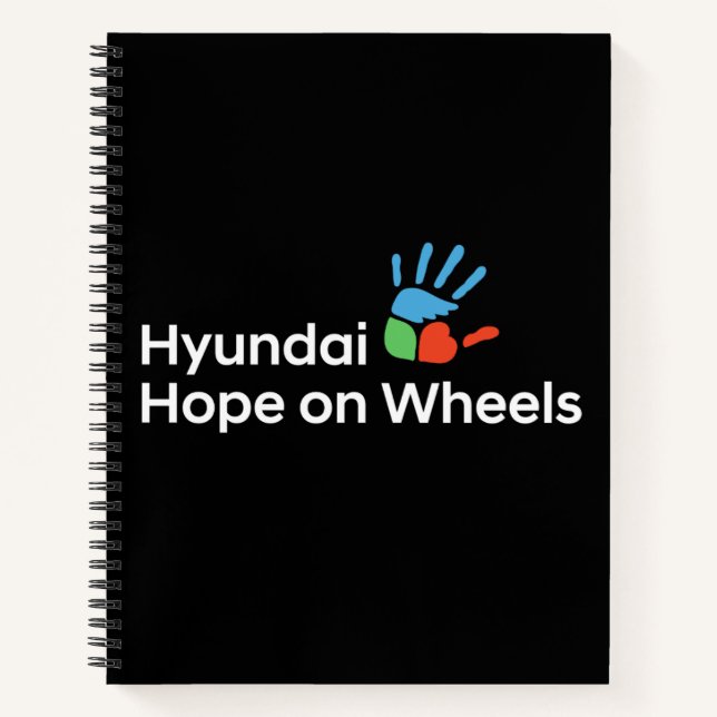 Hope On Wheels Notizbuch  (Vorderseite)