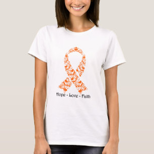 Hope Orange Awareness Ribbon T-Shirt