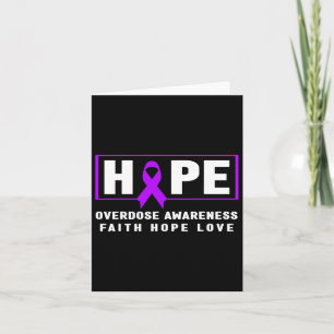 Hope Overdose Awareness Karte