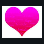 Hope Pink Motivierend Poster<br><div class="desc">Ein rosa Herz in einem ombre Gradienten Stil mit ermutigenden und inspirierend Worten wie Verständnis,  Empathie,  Frieden,  Gelassenheit,  Wunsch,  Heilung,  Harmonie,  Hoffnung,  Karma,  Freunde,  Mitgefühl,  Ruhe und Liebe auf einem motivierend Poster.</div>