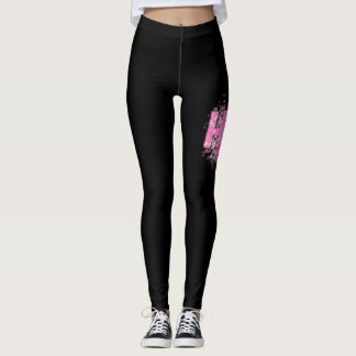 Hope Pink Ribbon Brustkrebs Bewusstsein (3) Leggings