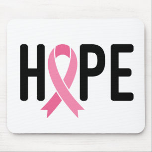 HOPE Pink Ribbon Survivor Kämpfen Brustkrebs Mousepad