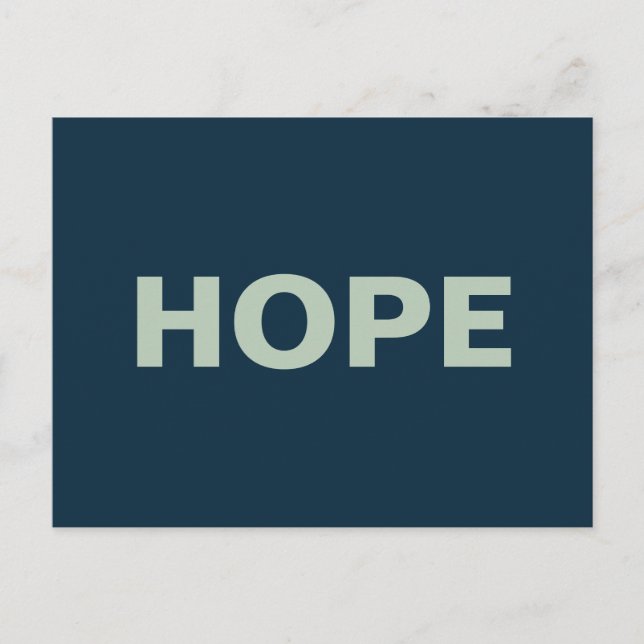 Hope Postcard Postkarte (Vorderseite)